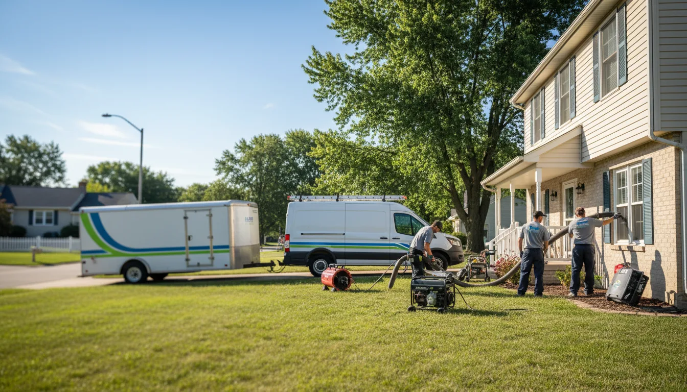 Flooded Basement Restoration And Cleanup With Repair in Superior, NE near me